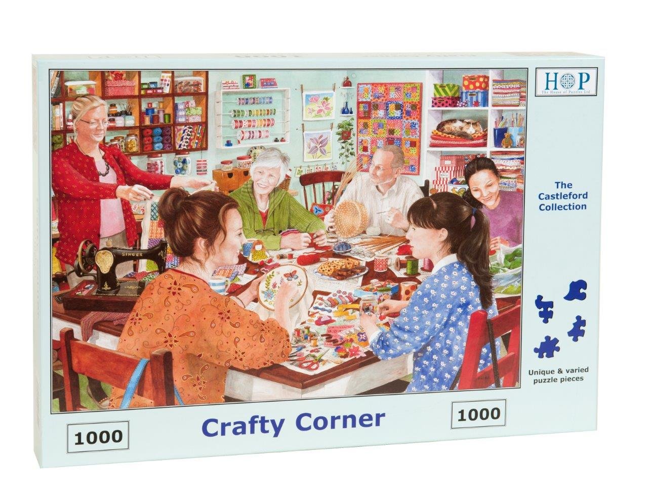 Premium 1000-Piece Jigsaw Puzzle - The House of Puzzles (5060002003992) | Challenging Adult Puzzle for Family Game Night & Home Decor