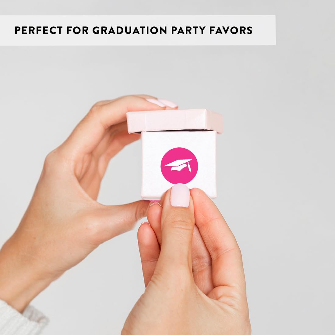 Andaz Press Chocolate Drop Labels - 216-Pack for Graduation 2024 | Party Favors & Gifts