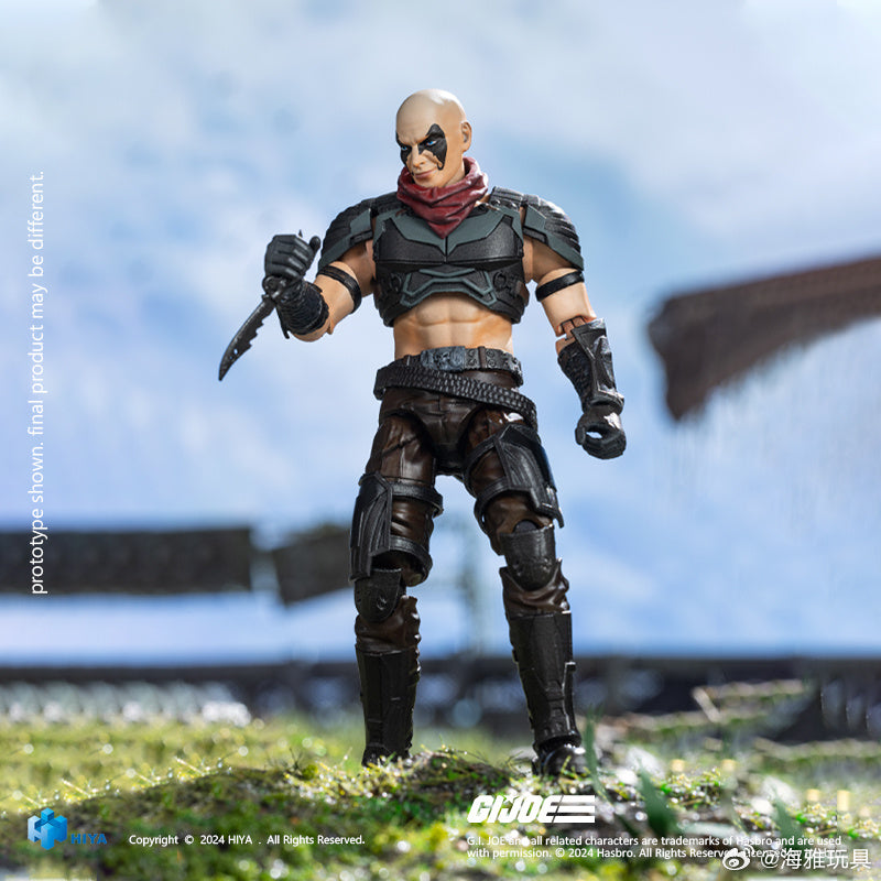 PRE ORDER - 1/18 Scale HIYA 4-Inch G.I.Joe Zardan Action Figure - Exquisite Mini Collectible Series for Display & Play | Perfect for Collectors & Toy Enthusiasts