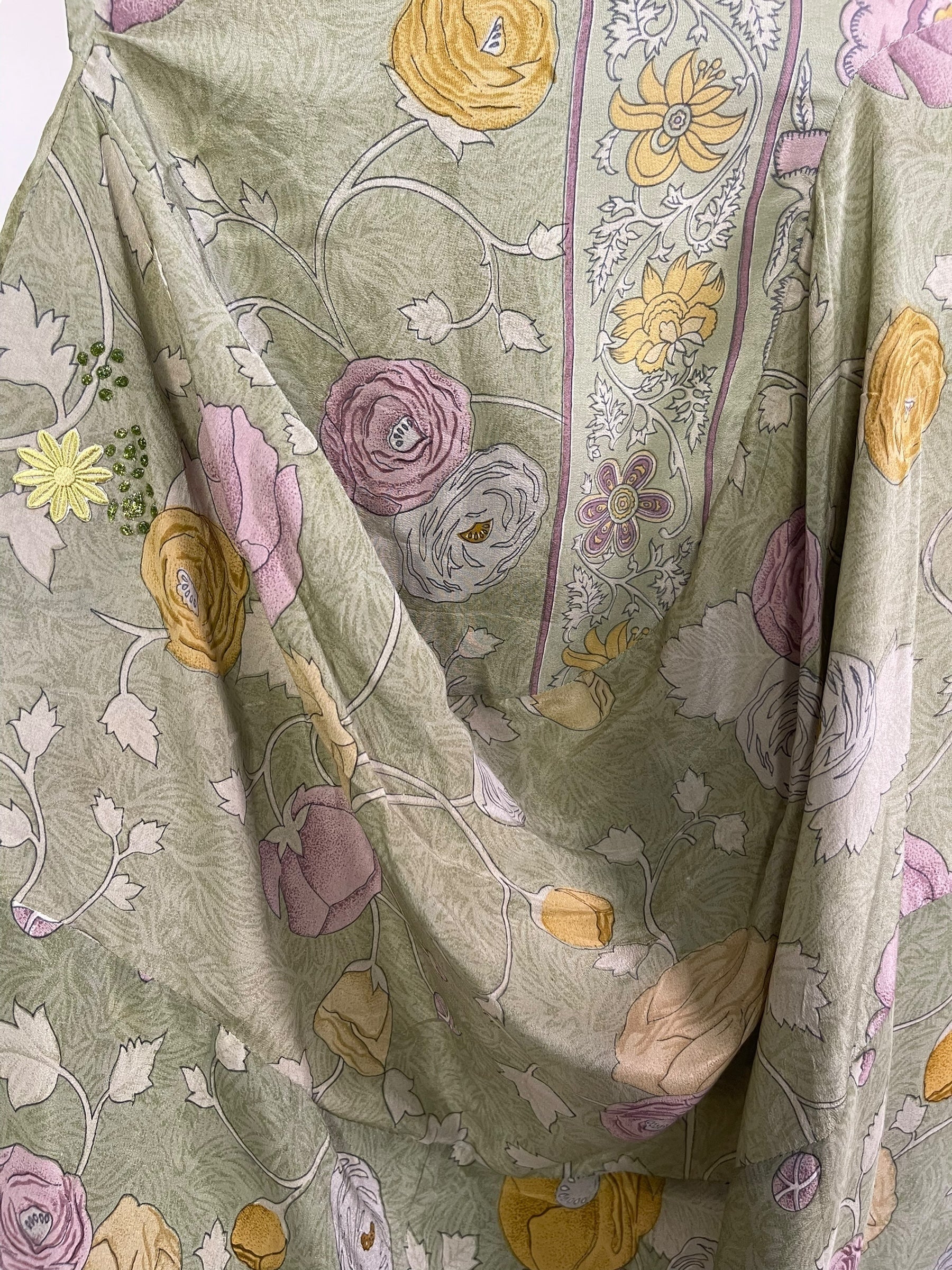 Wabi Sabi Pure Silk Sculptural Long Tunic Dress - Elegant Boho Chic Flowy Maxi Dress for Women | Perfect for Summer Weddings, Beach Vacations & Special Occasions