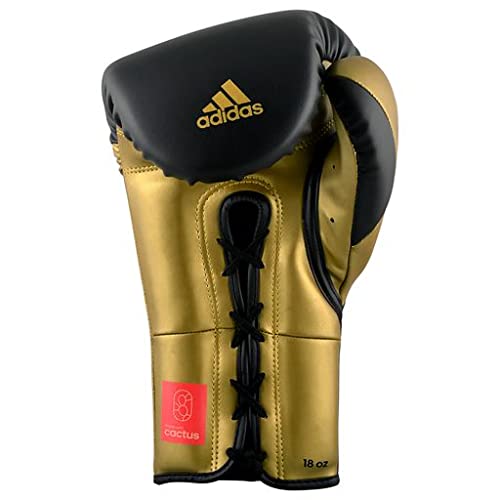 Adidas Tilt 350 Pro Vegan Leather Boxing Gloves - Durable Lace-Up Training Gloves with Tilt Technology for Men & Women | Perfect for MMA, Kickboxing & Fitness Training