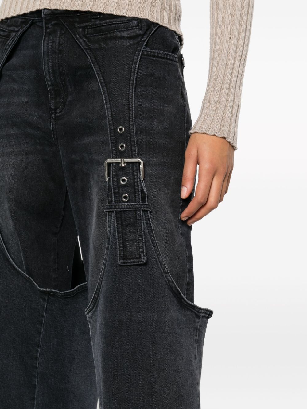 Blumarine Women's Black High Waist Skinny Jeans - Stretch Denim Pants for Casual Wear & Night Out