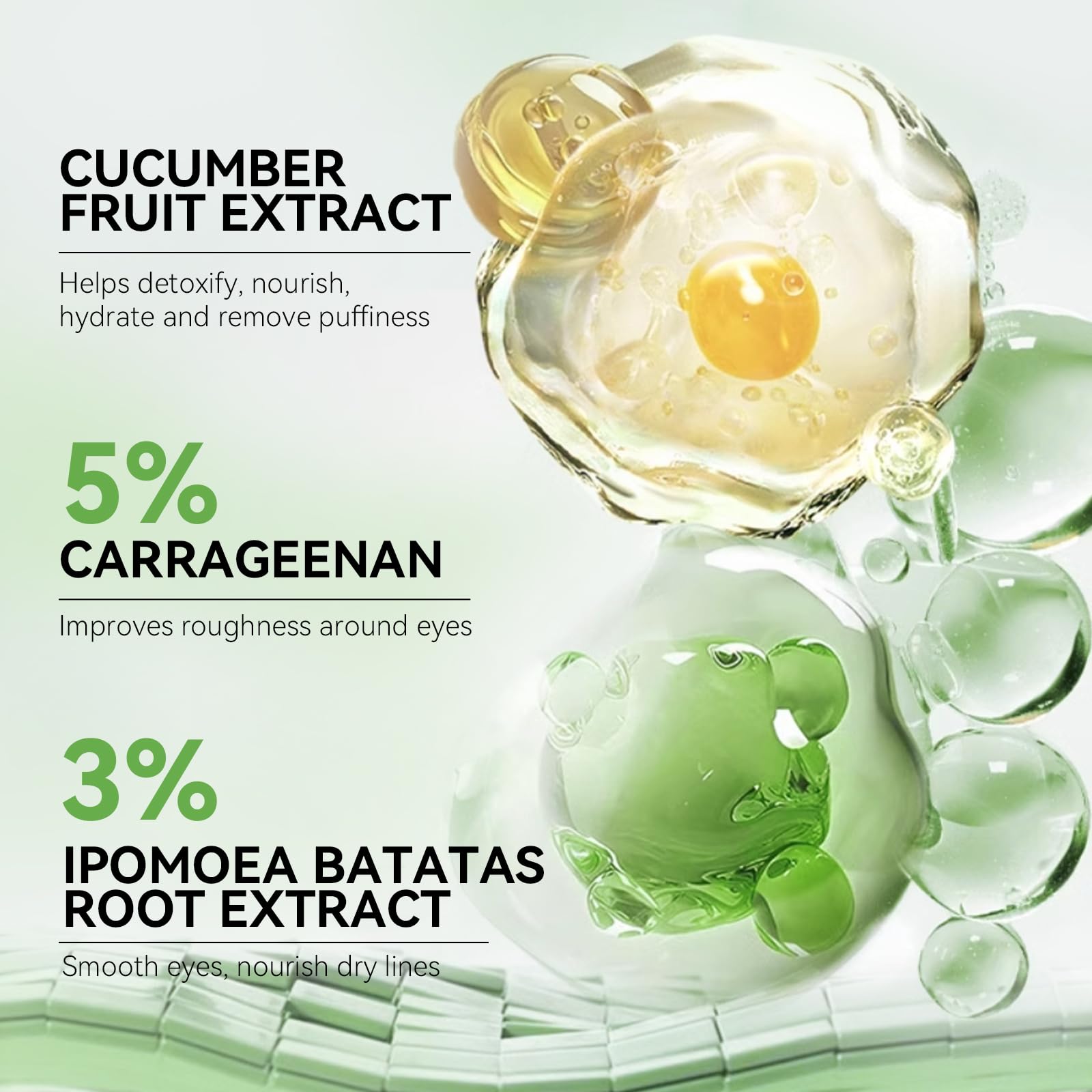 LANBENA Aloe Vera Under Eye Patches for Puffy Eyes and Dark Circles - Collagen Eye Gel Mask for Hydration & Skin Elasticity - Perfect for Morning Skincare & Travel Essentials