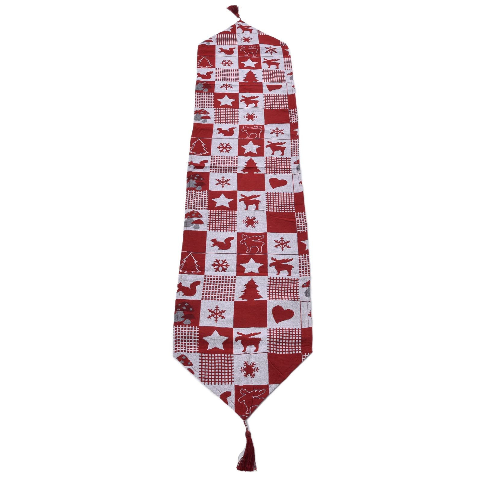 Elegant Christmas Table Runner - Premium Embroidered Holiday Tablecloth, Durable & Machine Washable for Christmas Parties, Dining Decor, and Festive Gatherings