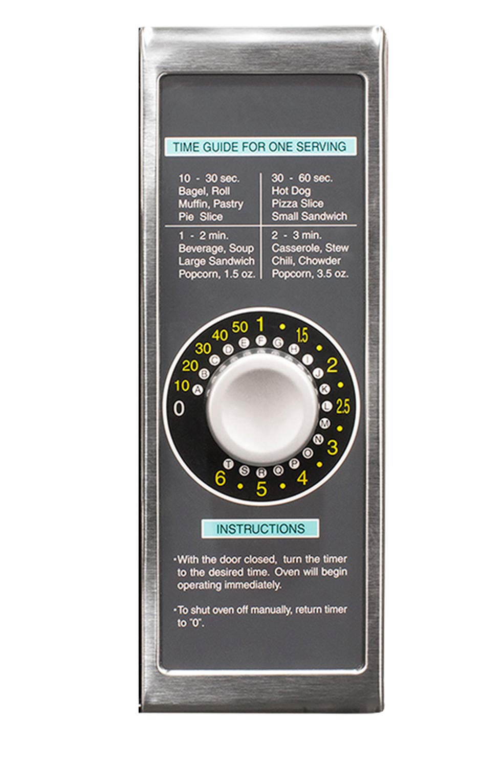 Sharp R-21LCFS 1000W Commercial Microwave Oven with Dial Timer, 120V - Medium Duty Silver (Updated R-21LCF Model) - Perfect for Restaurants, Cafes, and Food Service Businesses
