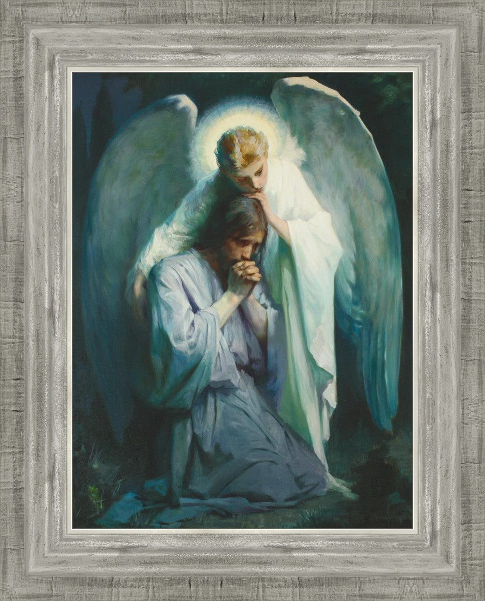 Agony in the Garden - Religious Art Print - Biblical Wall Decor for Home, Church & Office - Jesus Christ Prayer Scene - Christian Gift Idea