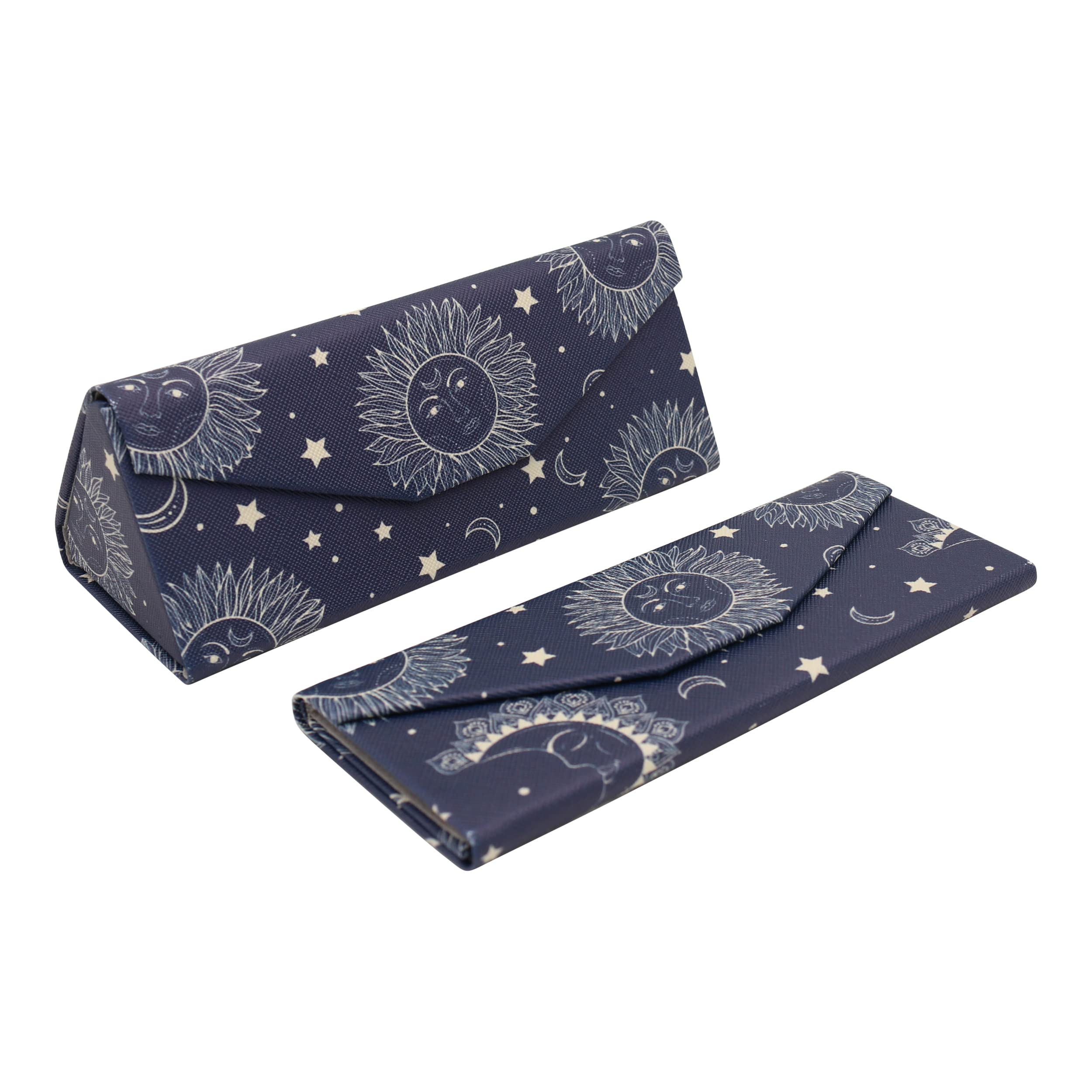 Real Sic Magnetic Folding Hard Shell Sunglasses Case for Men & Women - Horror Inspired Eyewear Holder - Perfect for Halloween, Travel & Everyday Protection