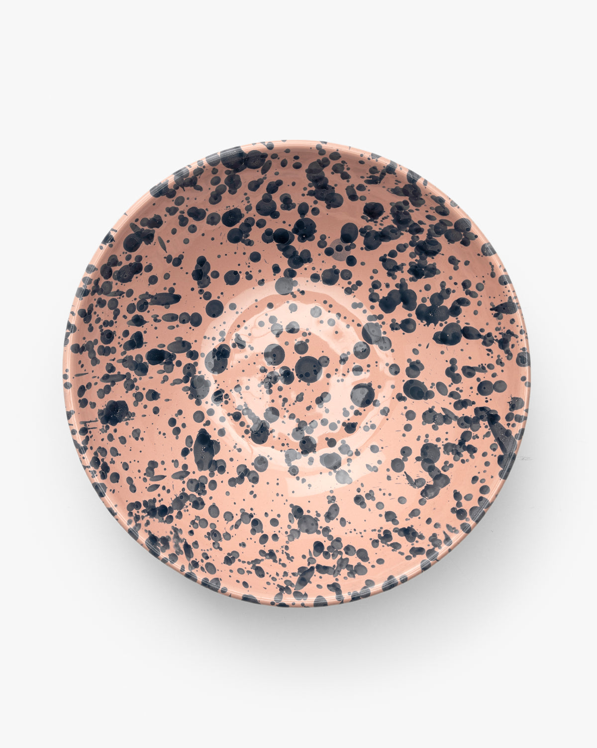 Colorful Splatter Large Bowl - 16oz Ceramic Serving Bowl for Soup, Salad, Pasta - Perfect for Family Dinners & Party Entertaining
