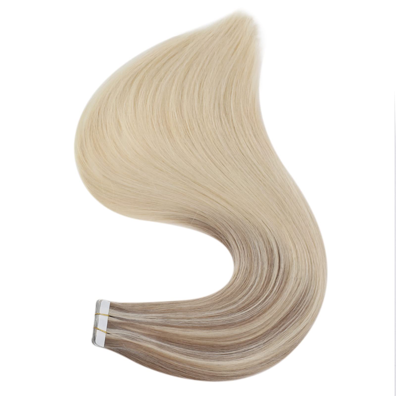 Premium Tape in Hair Extensions 100% Human Hair - Seamless Blending for Length & Volume | Perfect for Weddings, Parties & Everyday Styling