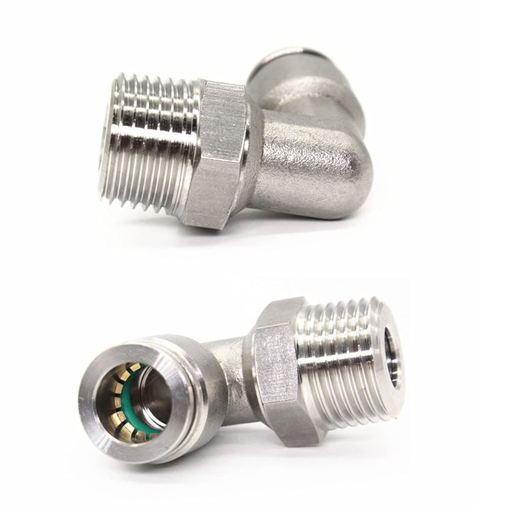 2-Pack 304 Stainless Steel 1/2