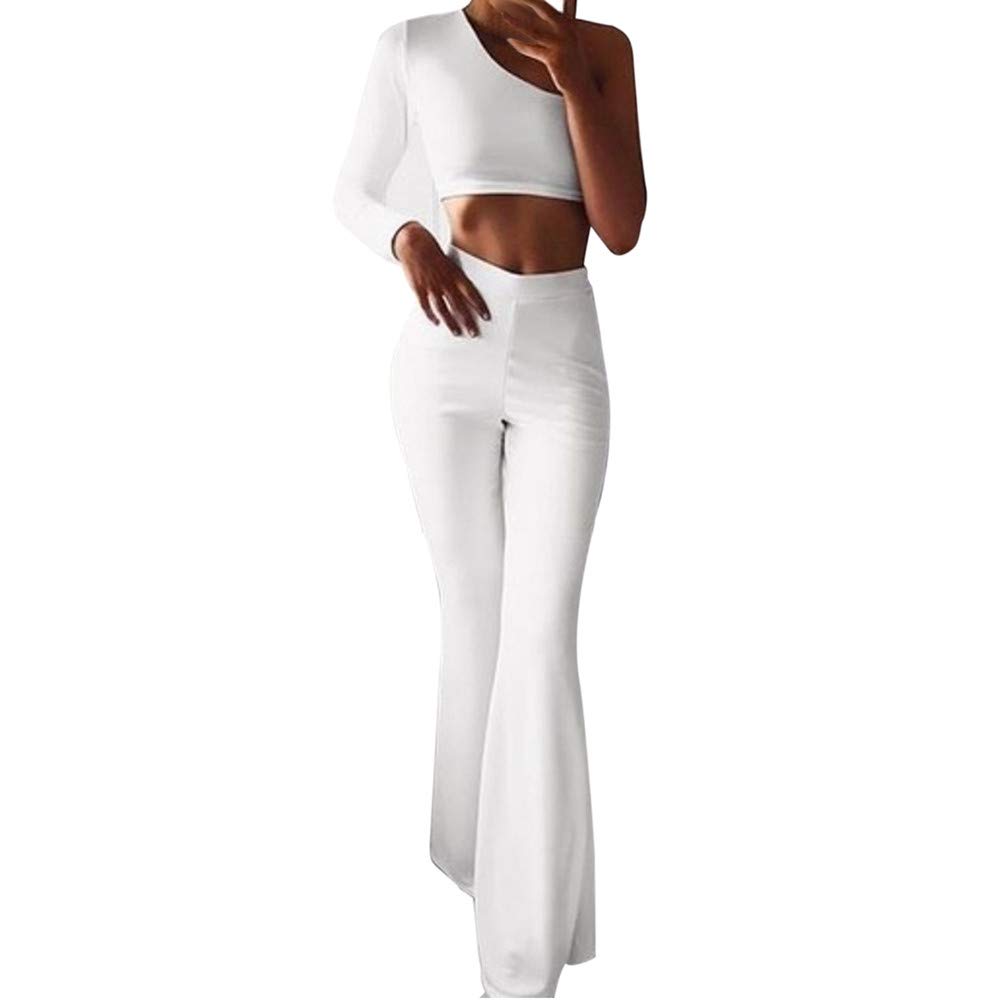 Women's High Waist Flared Pants - Stretchy Bell Bottom Leggings for Casual & Party Wear | Comfortable Solid Color Yoga Pants for Women | Perfect for 70s Retro Style, Dance, and Everyday Fashion