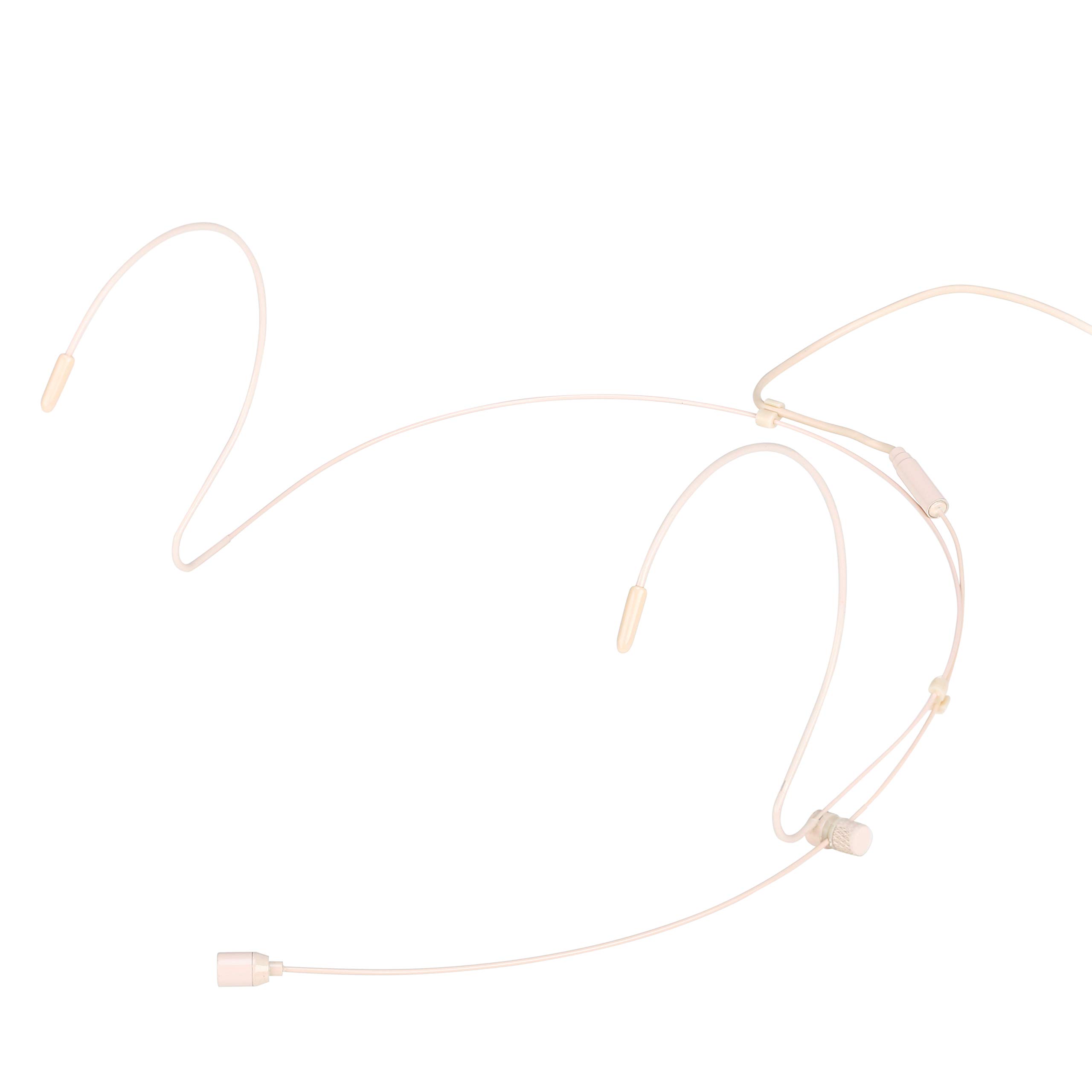 Saramonic DK6D Lightweight Omnidirectional Headset Mic with TA5F Locking Connector for Lectrosonics Wireless Systems - Perfect for Podcasting, Broadcasting & Live Performances