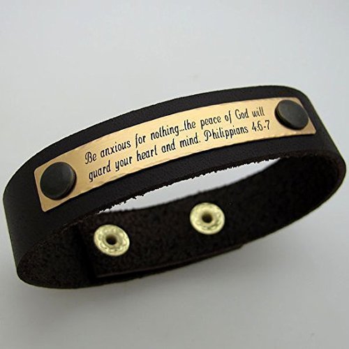 Custom Engraved Leather Bracelet for Men - Personalized Mens Jewelry Gift for Anniversary, Groomsmen & Special Occasions - Stylish Leather Wristband for Everyday Wear & Formal Events