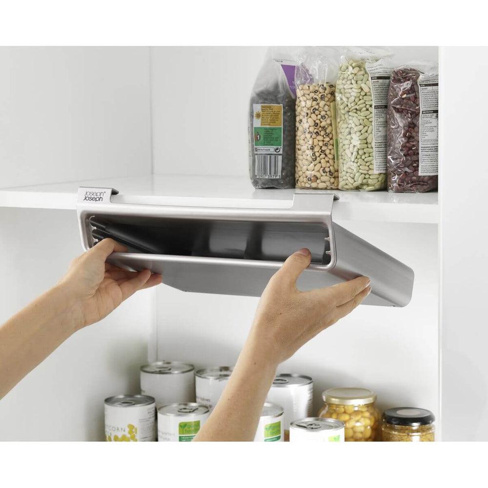 Joseph Joseph Folio Slim 3-Piece Under Shelf Cutting Board Set - Space-Saving Kitchen Organizer for Small Spaces, Perfect for Apartments & RVs