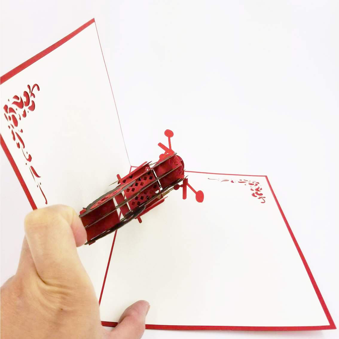 Motorcycle Pop Up Greeting Card - 3D Motorbike Birthday, Graduation, Congratulations, Retirement, Anniversary, Father's Day & Mother's Day Card - Perfect for Bikers & Motorcycle Enthusiasts (Use for Special Occasions & Gifts)