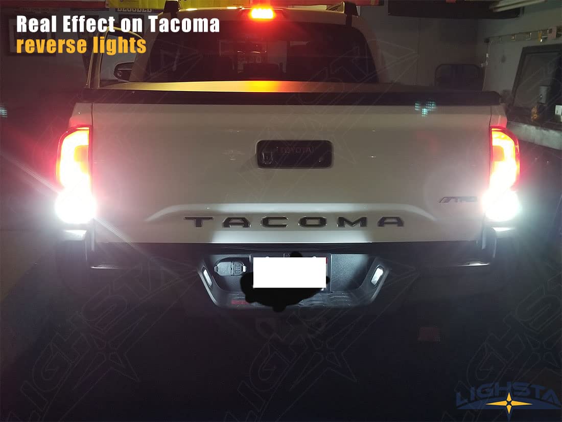 11-Piece Super Bright White LED Interior Light Kit for Toyota Tacoma 2016-2022 - Includes License Plate Lights, Backup Reverse Lights & Installation Tool | Upgrade Your Truck's Interior Lighting for Night Driving & Off-Road Adventures