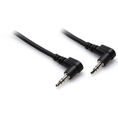 Hosa CMM-110RR 10-Pack 3.5mm Right Angle Stereo Audio Cables - for Headphones, Gaming Headsets, Audio Interfaces & Studio Equipment
