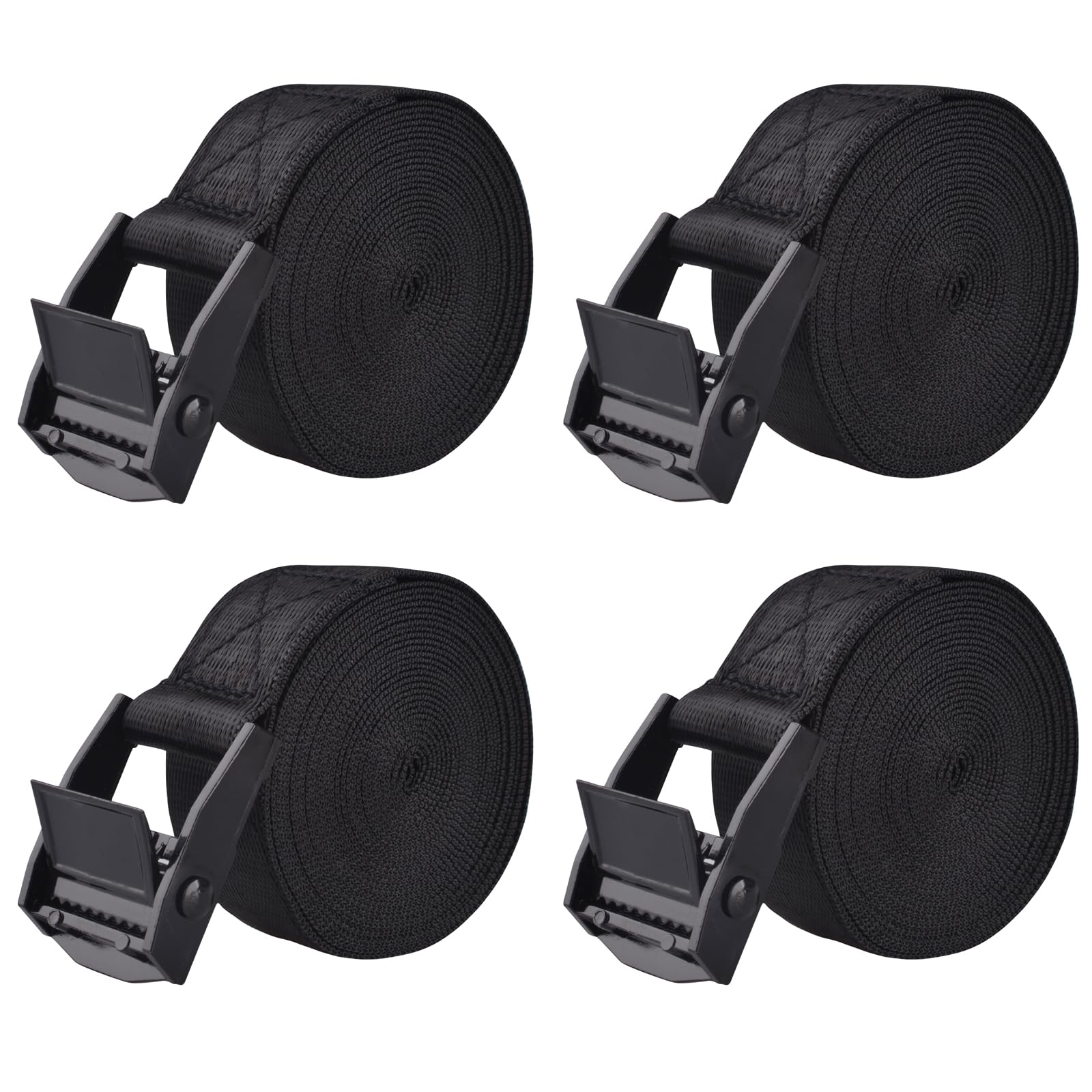 TRIWONDER Heavy Duty Tie Down Straps - 4-Pack 1