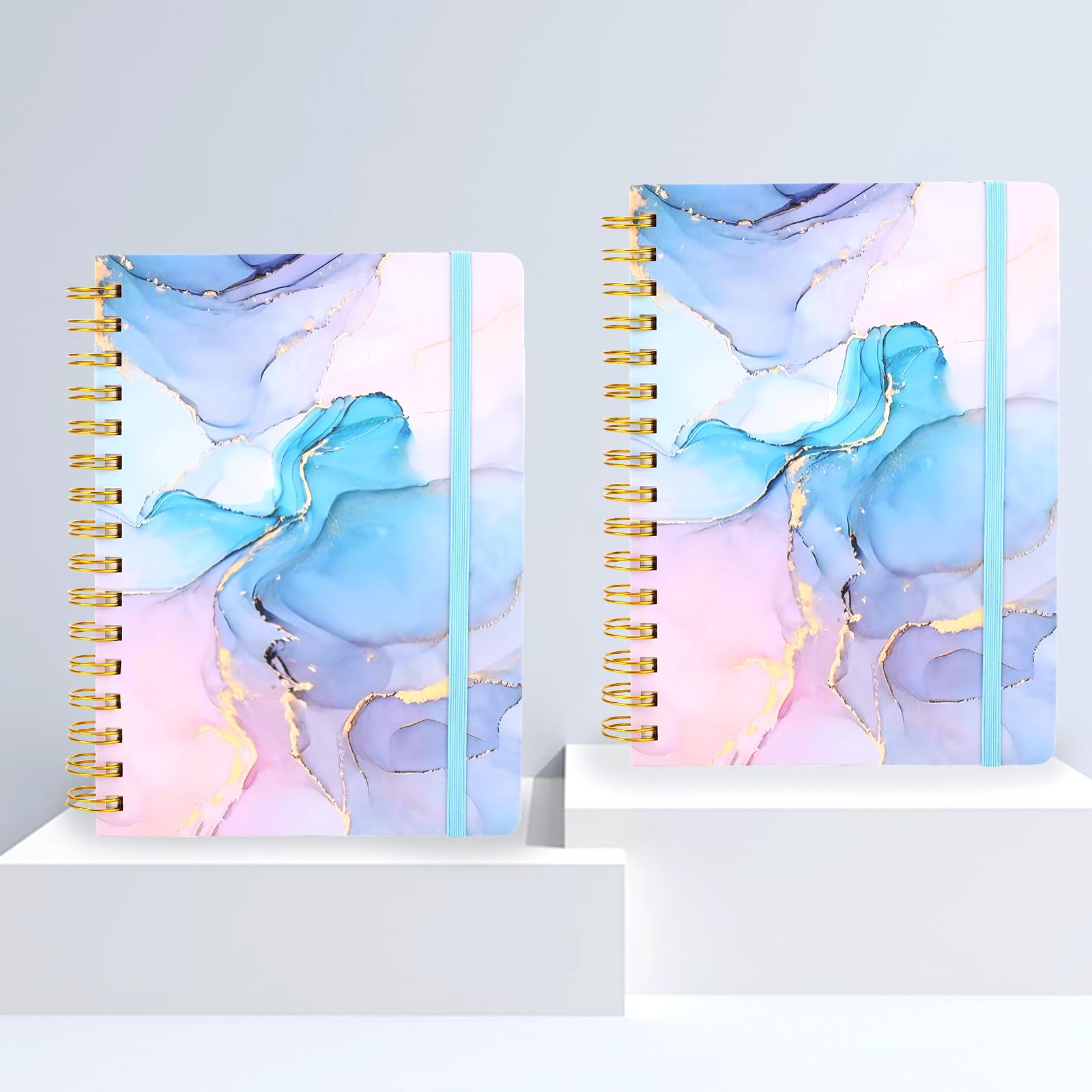 Premium Hardcover Spiral Notebook - 6