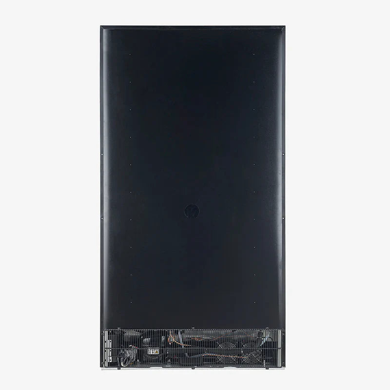 Forno Vernazza 40 Inch Side by Side Dual Zone Wine Cooler FWCDR6642 40S - Perfect for Home Bars, Restaurants, and Wine Cellars - Stainless Steel Wine Refrigerator with Temperature Control