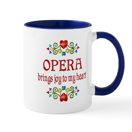 White/Navy Inside - Opera Joy Mug