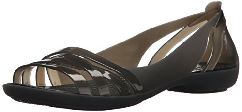 Crocs Women's Classic Flat Sandals - Comfortable & Lightweight Slip-On Shoes for Beach, Pool, and Casual Wear