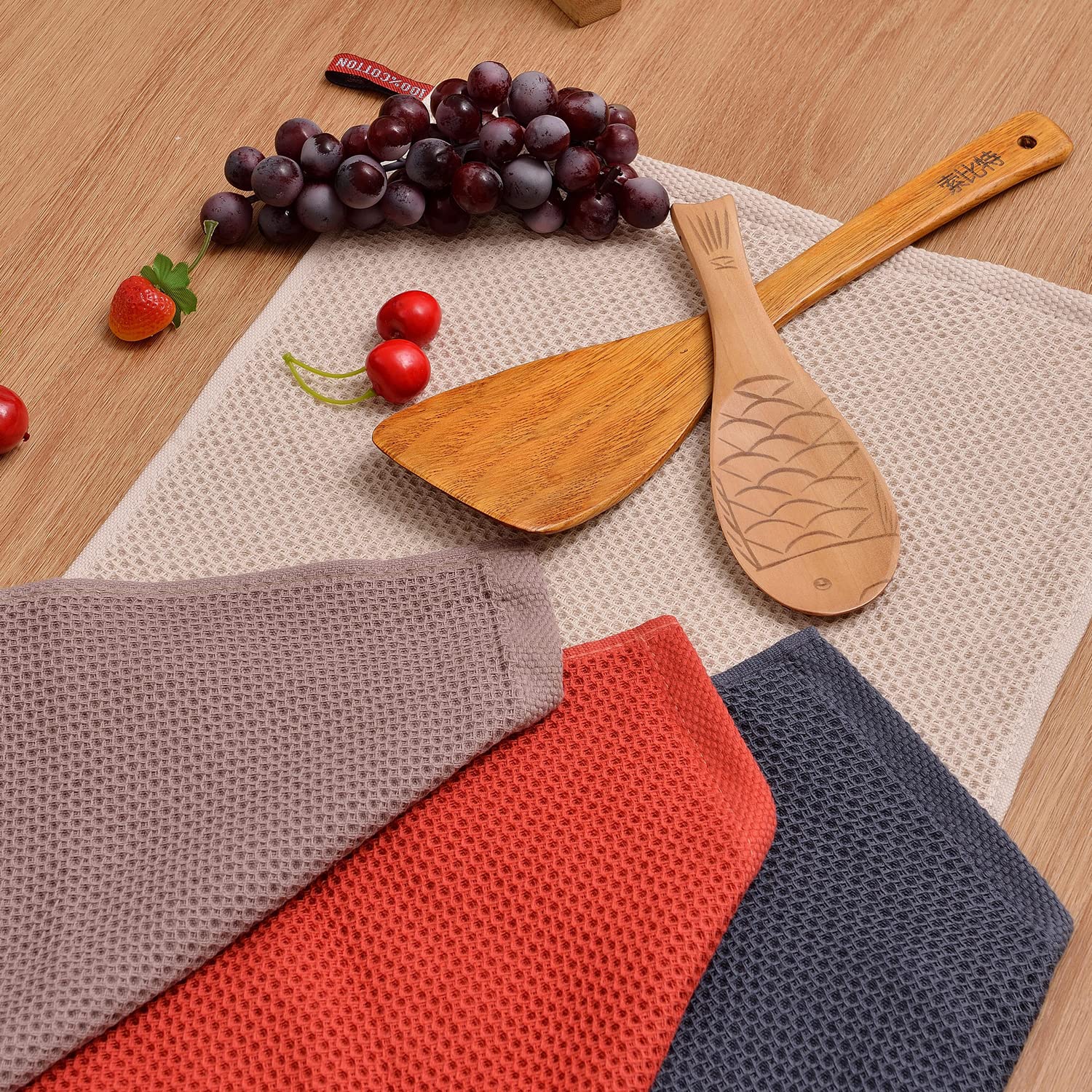 Waffle Weave Dish Towel for Kitchen & Cleaning - Balcony & Falcon Brand