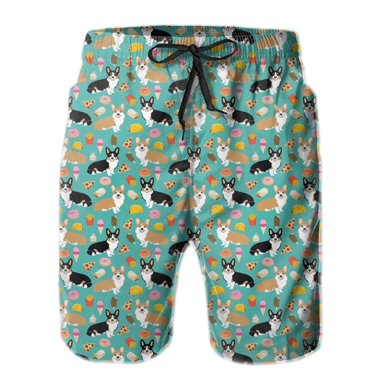 NIOCEZT Men's Swim Trunks - Quick Dry Beach Shorts with Drawstring for Swimming, Surfing & Gym Workouts | Lightweight & Comfortable for Summer Vacation, Pool Party & Water Sports