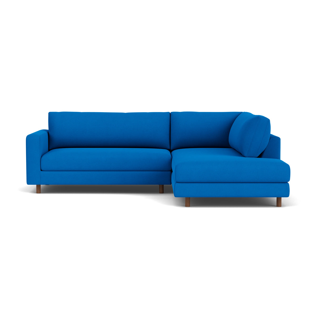 Douglas Fabric Right Corner Sofa - Modern L-Shaped Sectional Couch for Living Room, Small Spaces & Apartments | Comfortable Upholstered Furniture for Family Gatherings & Movie Nights