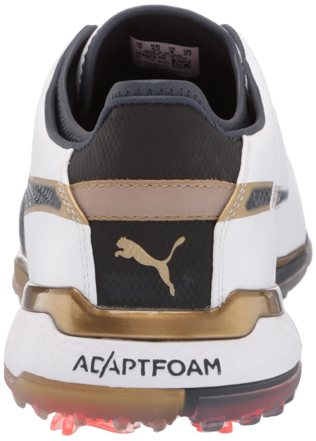 PUMA Men's Proadapt Delta Golf Shoes - Lightweight & Waterproof Spiked Golf Shoes for Men - Perfect for Golf Tournaments & Outdoor Sports