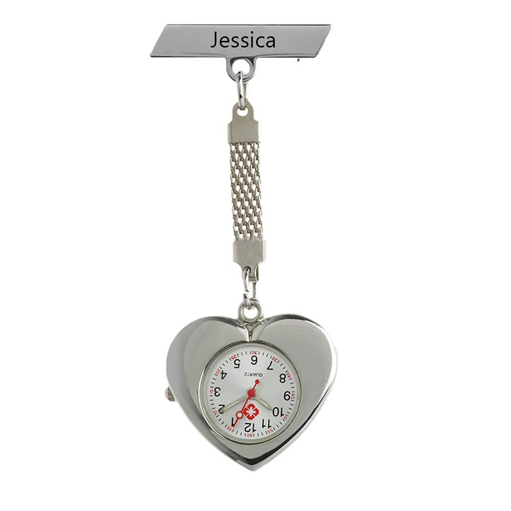 Personalized Nurse Watch - Waterproof Lapel Watch for Men & Women - Nursing Student Gift for Work & Study