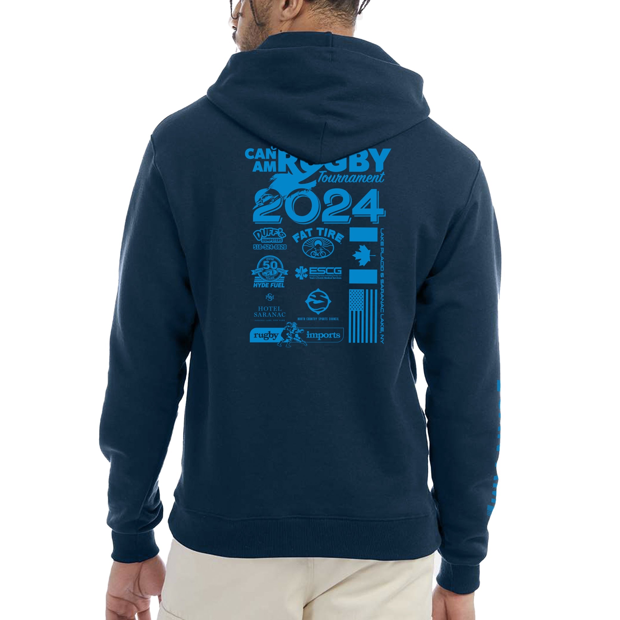 Can Am Rugby 2024 Champion® Hoodie - Premium Pullover Sweatshirt for Rugby Fans & Players - Perfect for Game Day, Training & Casual Wear