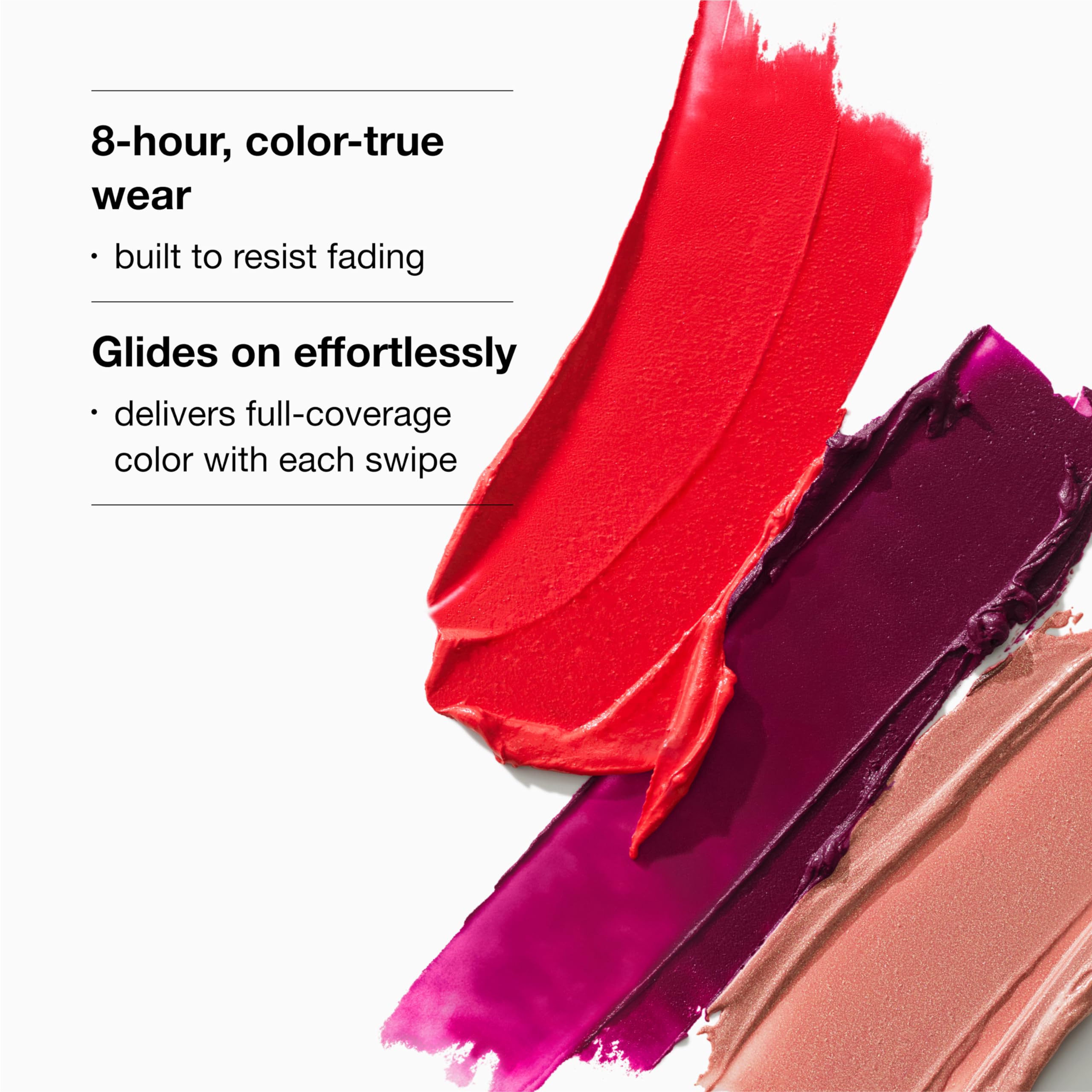 Clinique Pop Longwear Lipstick - 12-Hour Wear, Satin & Matte Finish, Hydrating Formula | Perfect for Day to Night Wear, Office, Dates & Special Occasions