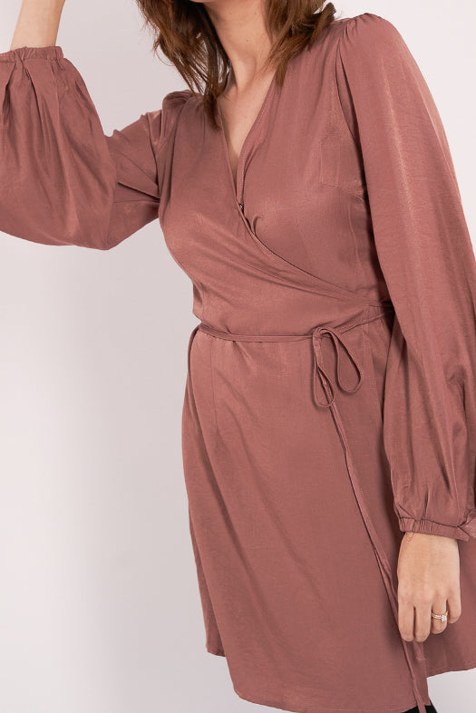 Stylish Ivy Wrap Blouse for Women - Elegant Floral Print Tunic Top with V-Neck & Sleeves | Perfect for Office Wear, Date Night & Spring Outfits