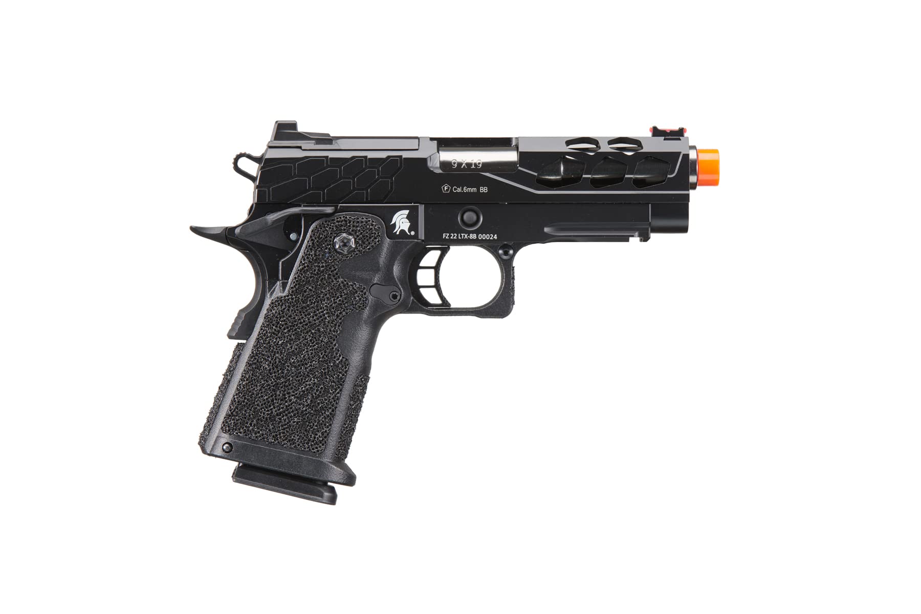 Lancer Tactical Airsoft Pistol STRYK Hi-Capa 5.1/4.3 Full Metal Gas Blowback GBB - 330 FPS for Competitive Shooting & Training | Realistic Replica for Airsoft Battles & Target Practice