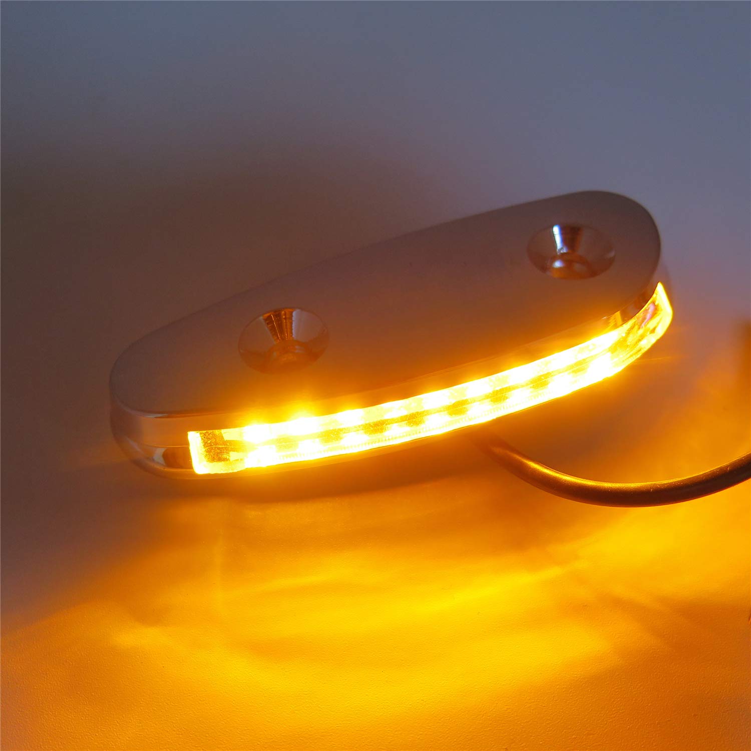 LED Signal Mirror Block Off Plate - Chrome for Suzuki GSXR 600 750 (2001-2005) | No Logo Design | P/N MT222-009A | Motorcycle Accessory for Street & Track Racing