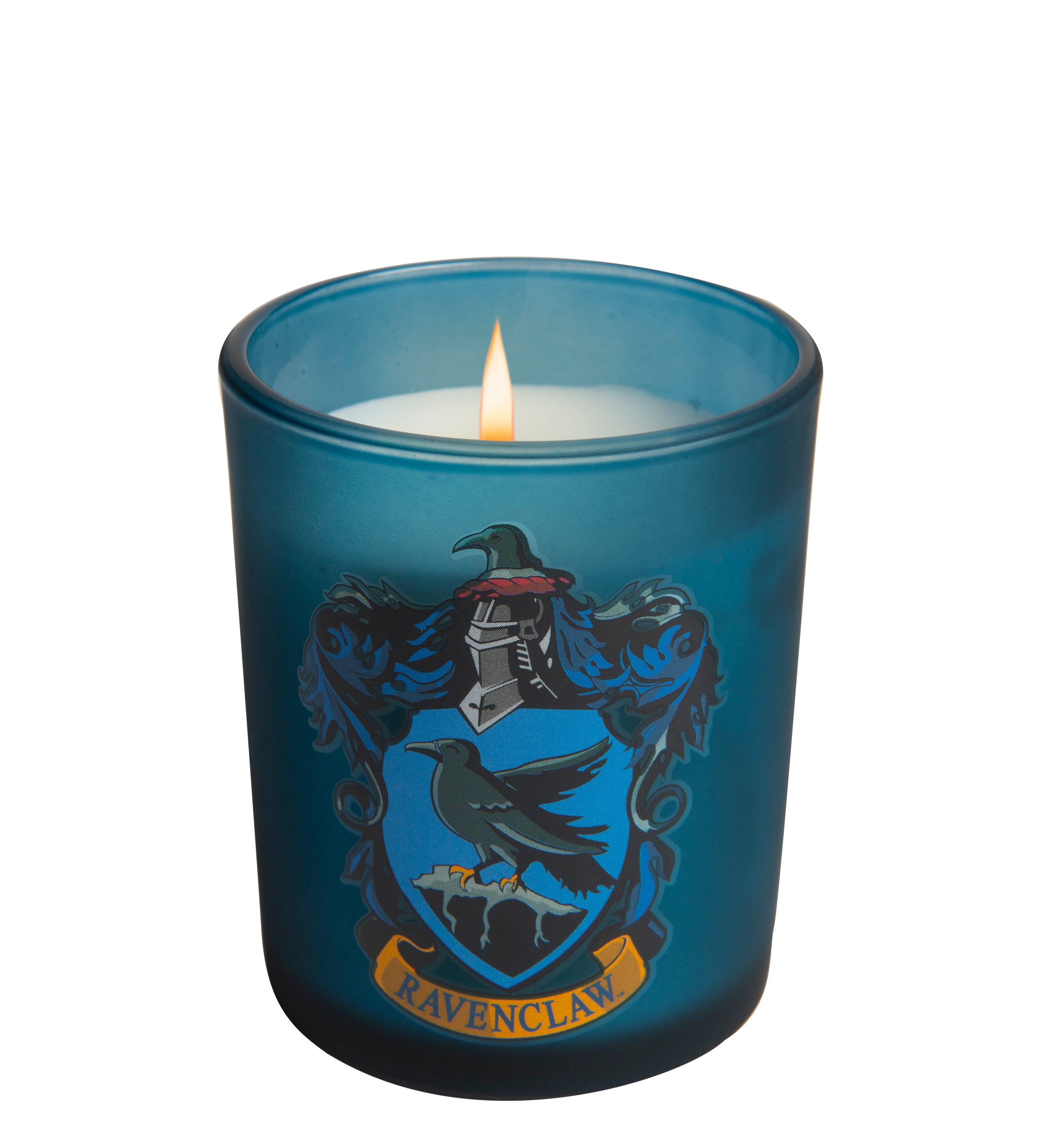 Harry Potter Ravenclaw Glass Votive Candle Holder - Blue & Bronze House Colors - Perfect for Home Decor, Gifts & Harry Potter Themed Parties
