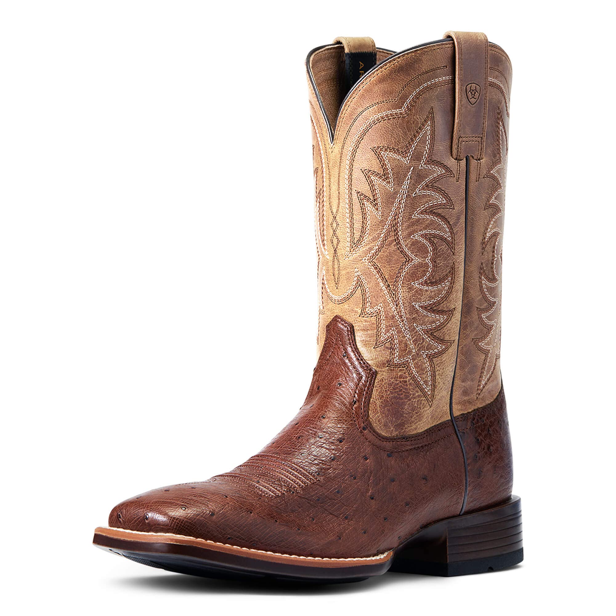 ARIAT Men's Cowboy Boots - Night Life Ultra Square Toe - Premium Leather Western Boots for Men - Comfortable & Durable for Riding, Work & Night Out