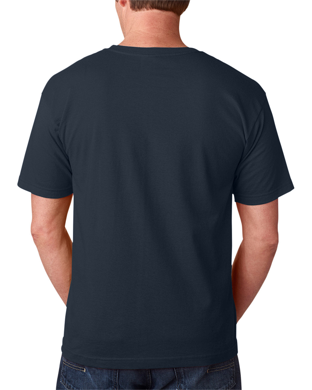 Bayside BA5040 Men's 100% Cotton T-Shirt - Soft 5.4 oz Crewneck Tee for Casual Wear & Everyday Comfort - Perfect for Work, Gym, and Weekend Outings