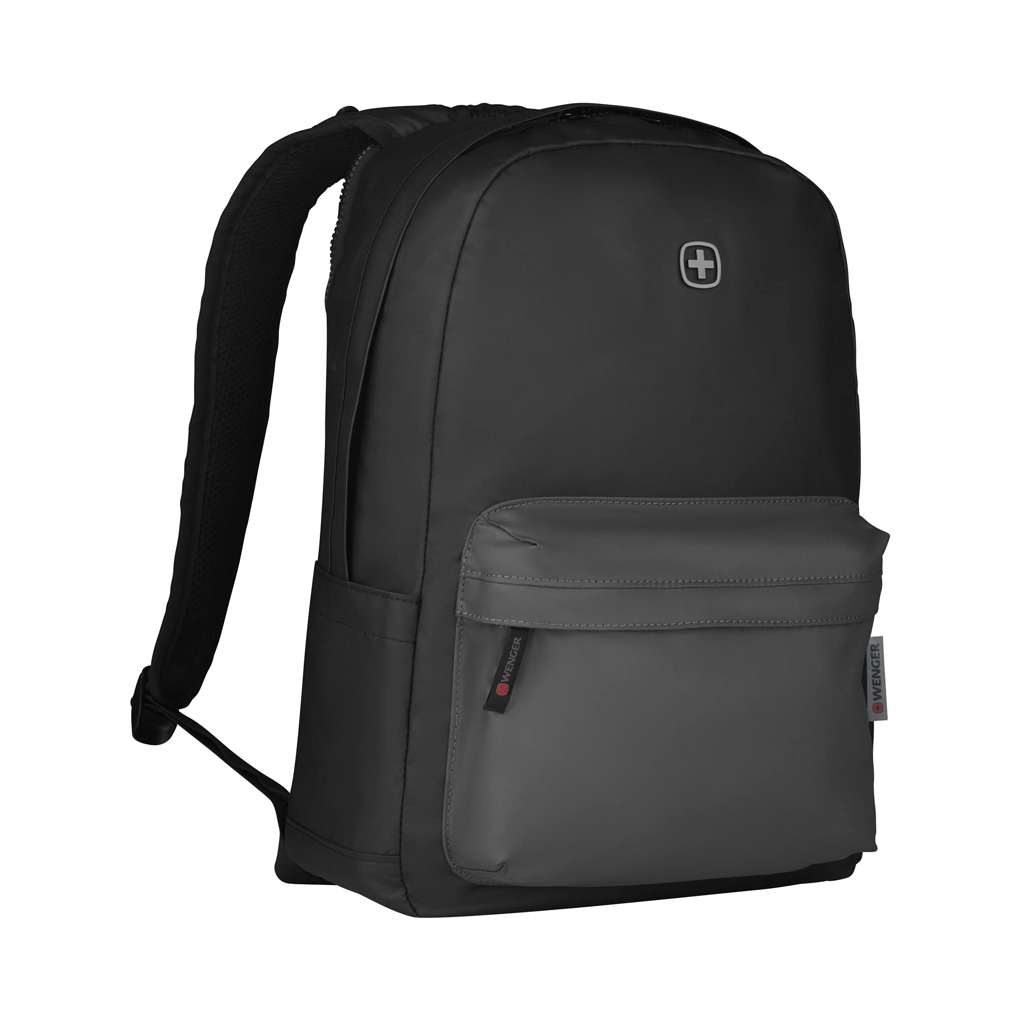 Wenger 606968 Photon 14 Inch Unisex Laptop Backpack - Black/Grey - Durable School & Travel Backpack for Work, College & Everyday Use