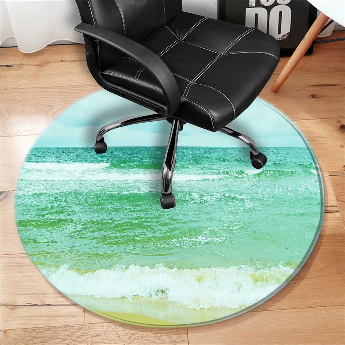 Seascape Chair Mat for Hardwood Floors - 51