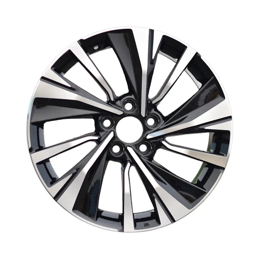 18 Inch Honda Accord Wheel Replacement - Machined Black Replica Rim 64081 | Durable Alloy Wheels for Sedans, Trucks & SUVs - Perfect for Upgrades & Customization
