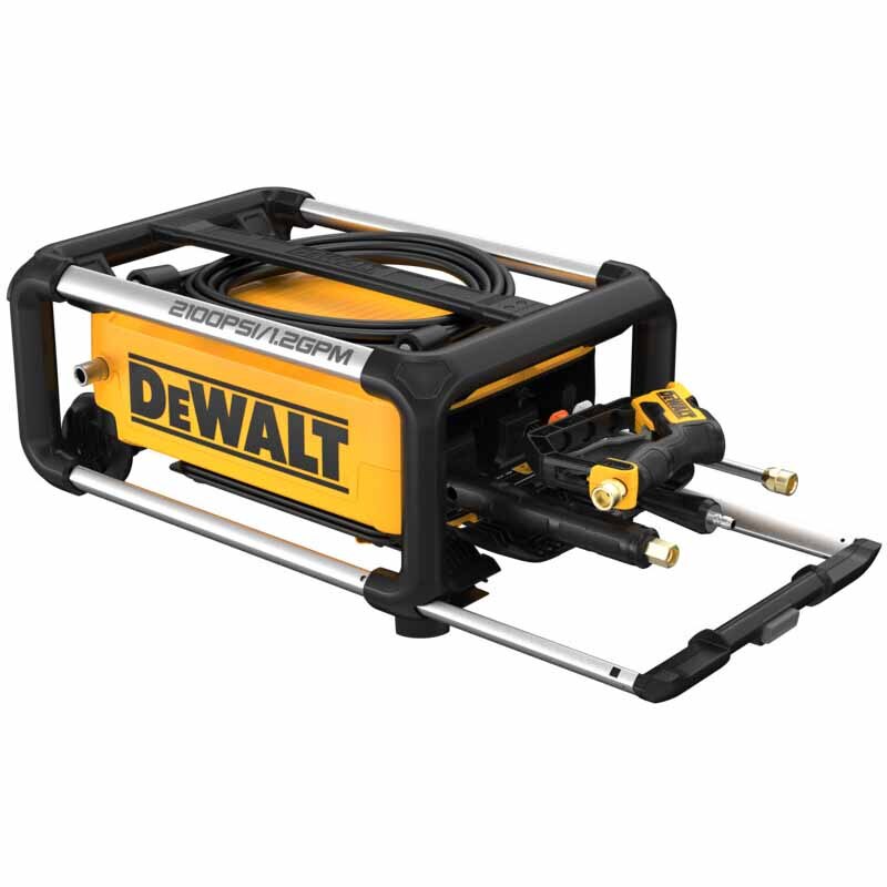2100 MAX PSI 1.2 GPM 13 Amp Electric Cold Water Pressure Washer for Home & Jobsite Cleaning - Ideal for Driveways, Decks, Patios & Outdoor Surfaces