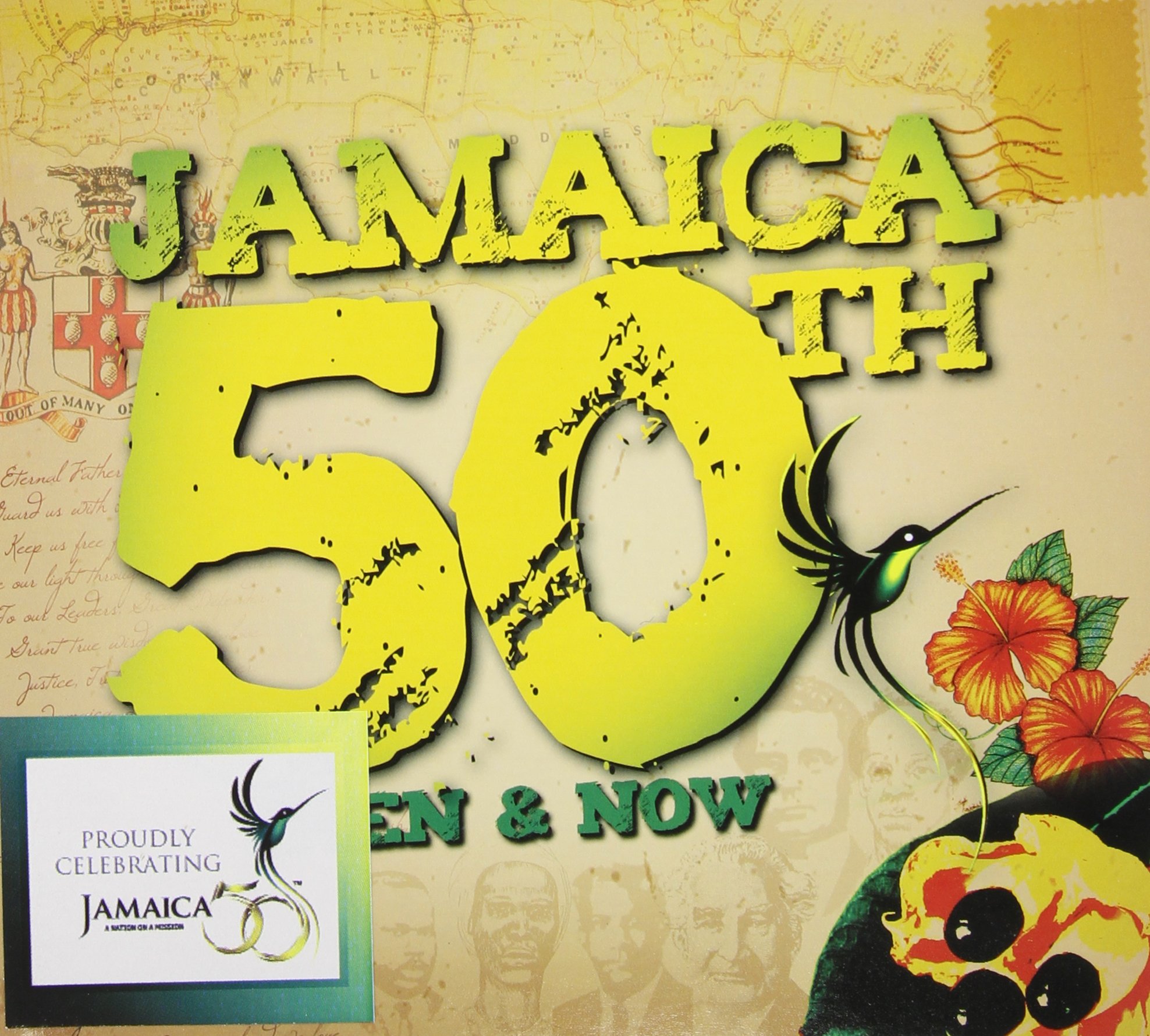 Jamaica 50th Anniversary: Then & Now - Clean Version - Celebrate Jamaican Culture & History with This Commemorative Collection for Home Decor & Gifting