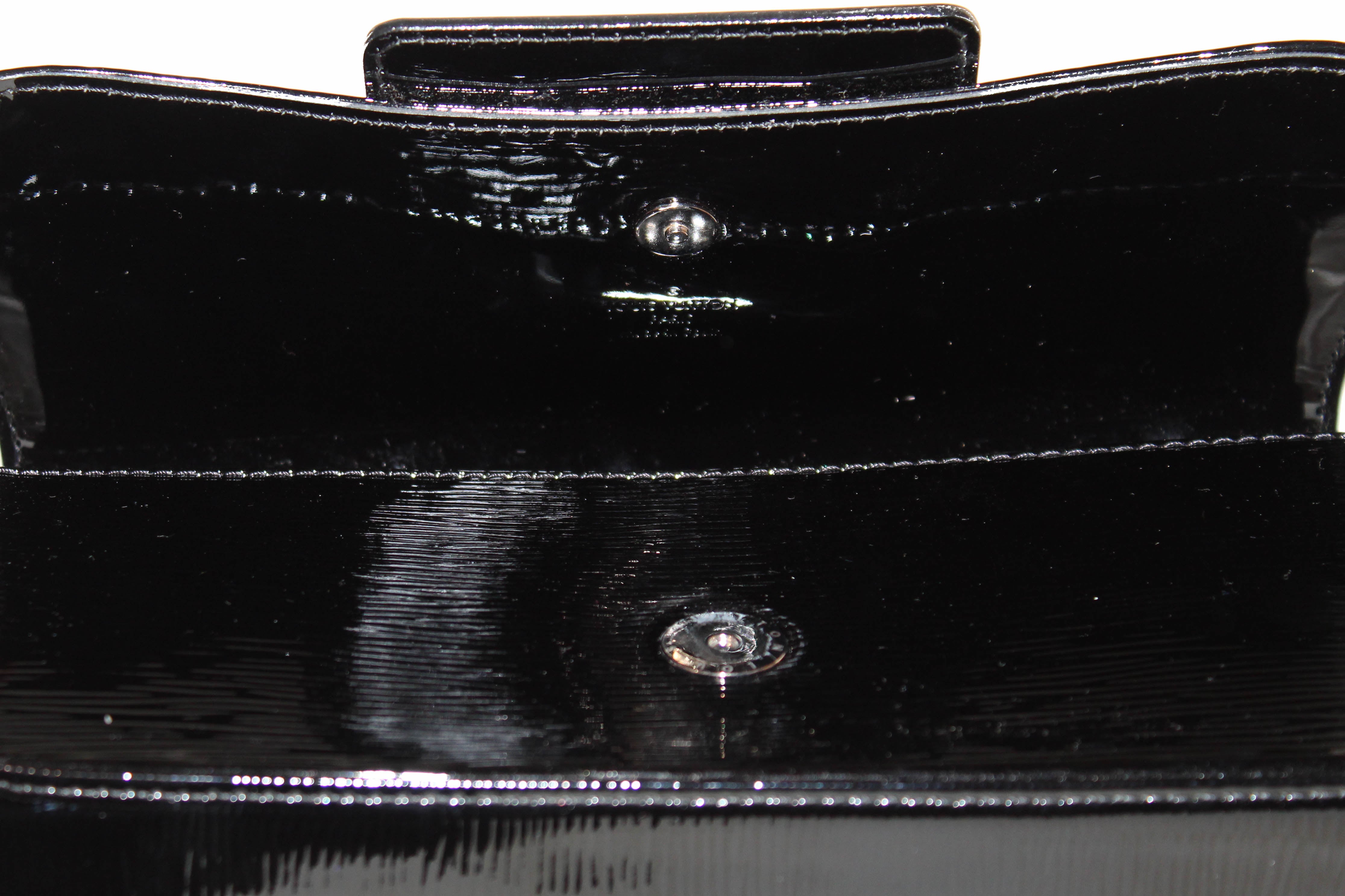Authentic Louis Vuitton Black Epi Leather Sobe Clutch Bag for Women | Luxury Evening Clutch Purse for Parties, Weddings & Special Occasions