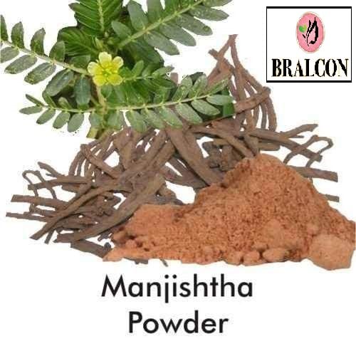 BRALCON Organic Manjistha Powder - 100g | 100% Pure Natural Rubia Cordifolia Root Powder | Ayurvedic Herbal Supplement for Glowing Skin, Hair Growth & Detox | Face Mask, Hair Care & Skin Treatment | Perfect for DIY Beauty Recipes & Holistic Wellness | Use for Homemade Face Masks, Hair Rinses & Natural Skincare Routines