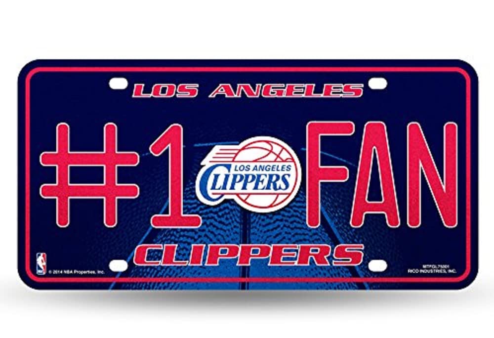 NBA Bling #1 Fan Metal Auto Tag - Premium Car License Plate Frame for Basketball Lovers - Perfect for Game Day, Tailgating & Showing Team Spirit