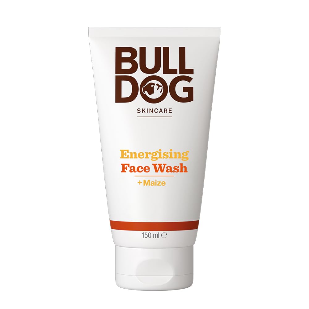 Bulldog Skincare Energizing Face Wash for Men - Revitalizing Facial Cleanser 150ml | Deep Cleansing & Hydrating for Daily Skincare Routine