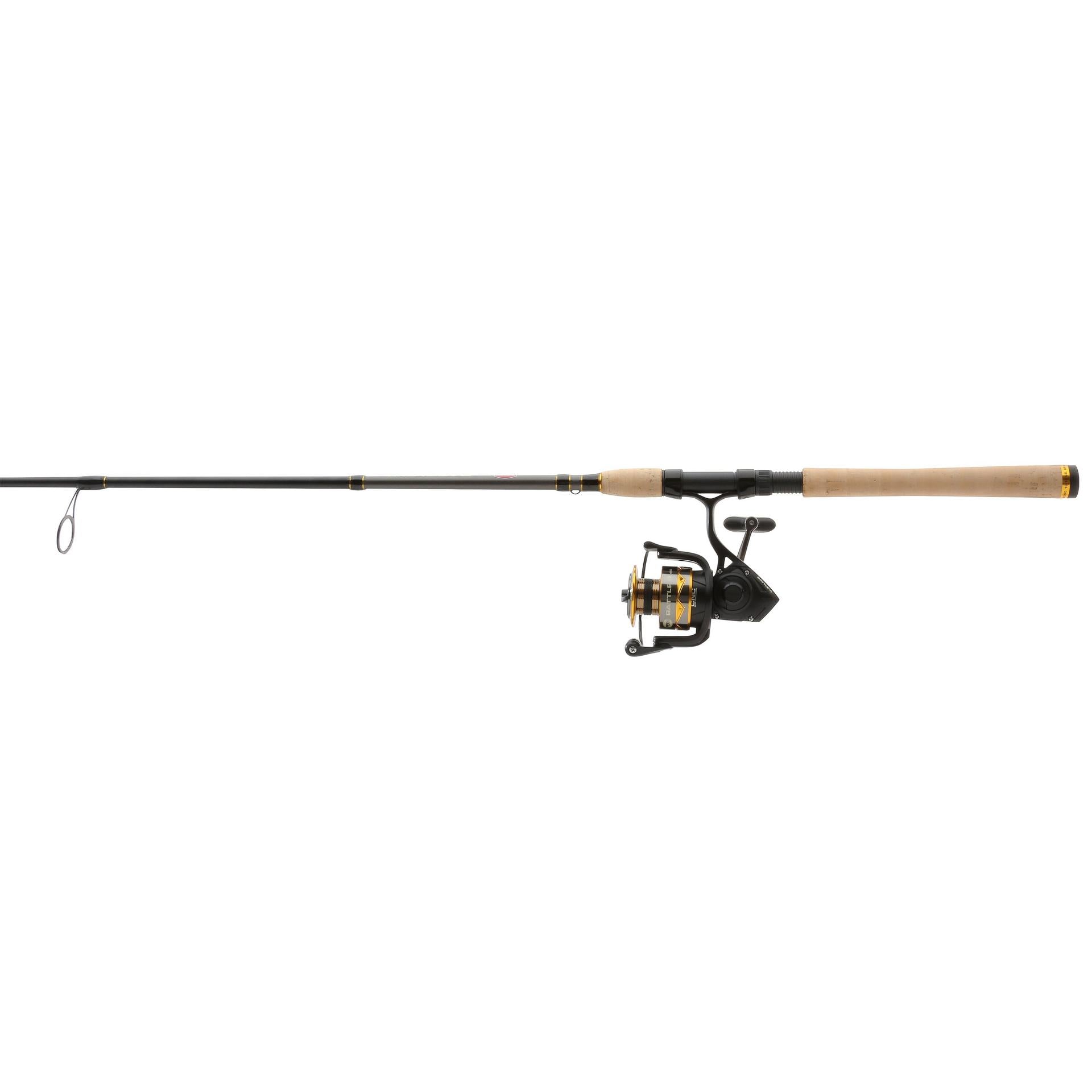 Battle IV Spinning Rod and Reel Combo - Premium Fishing Gear for Freshwater & Saltwater Anglers - Perfect for Bass, Trout, and Inshore Fishing Adventures