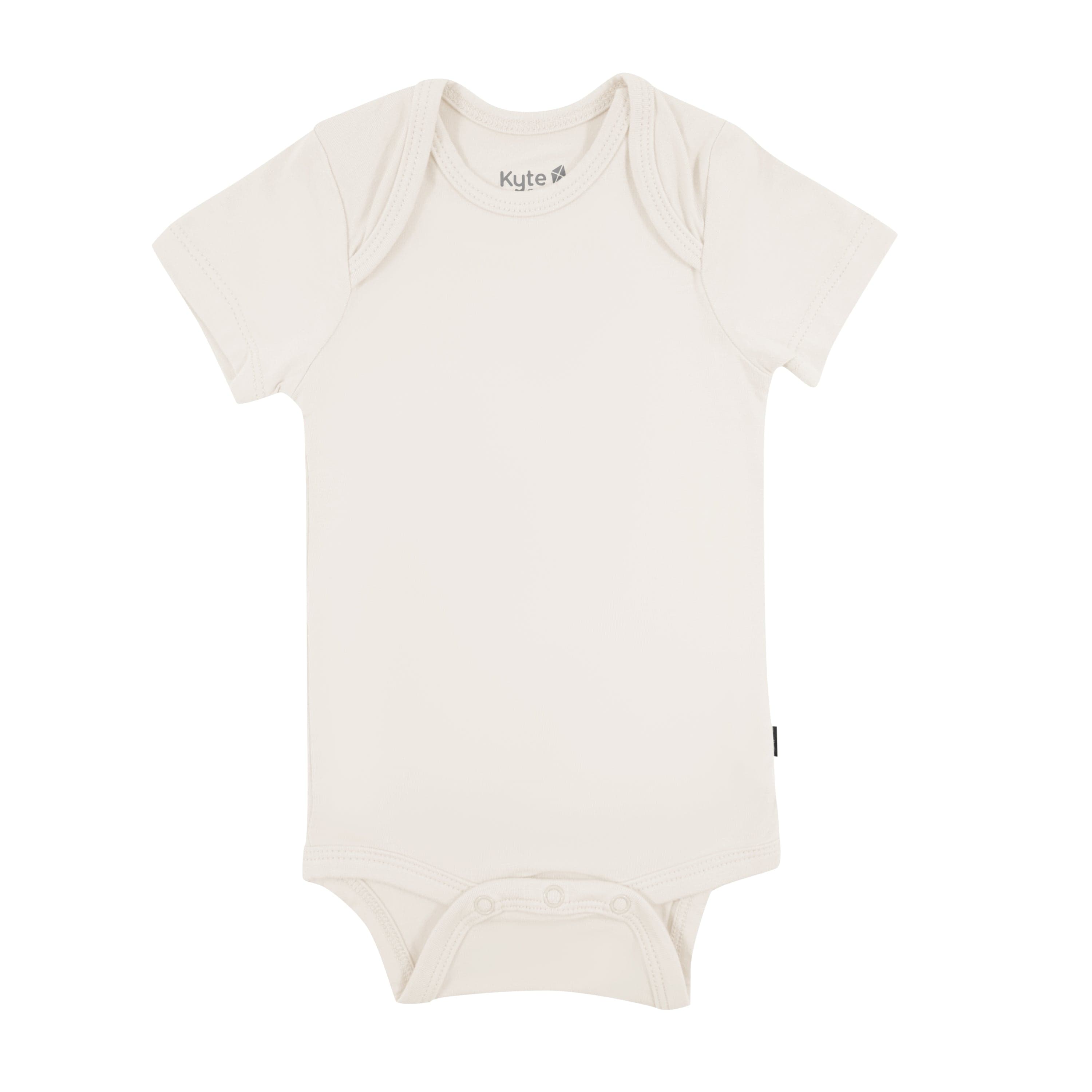 Women's Comfortable Oat-Colored Bodysuit - Soft Stretchy Basic T-Shirt for Layering, Casual Wear & Everyday Outfits